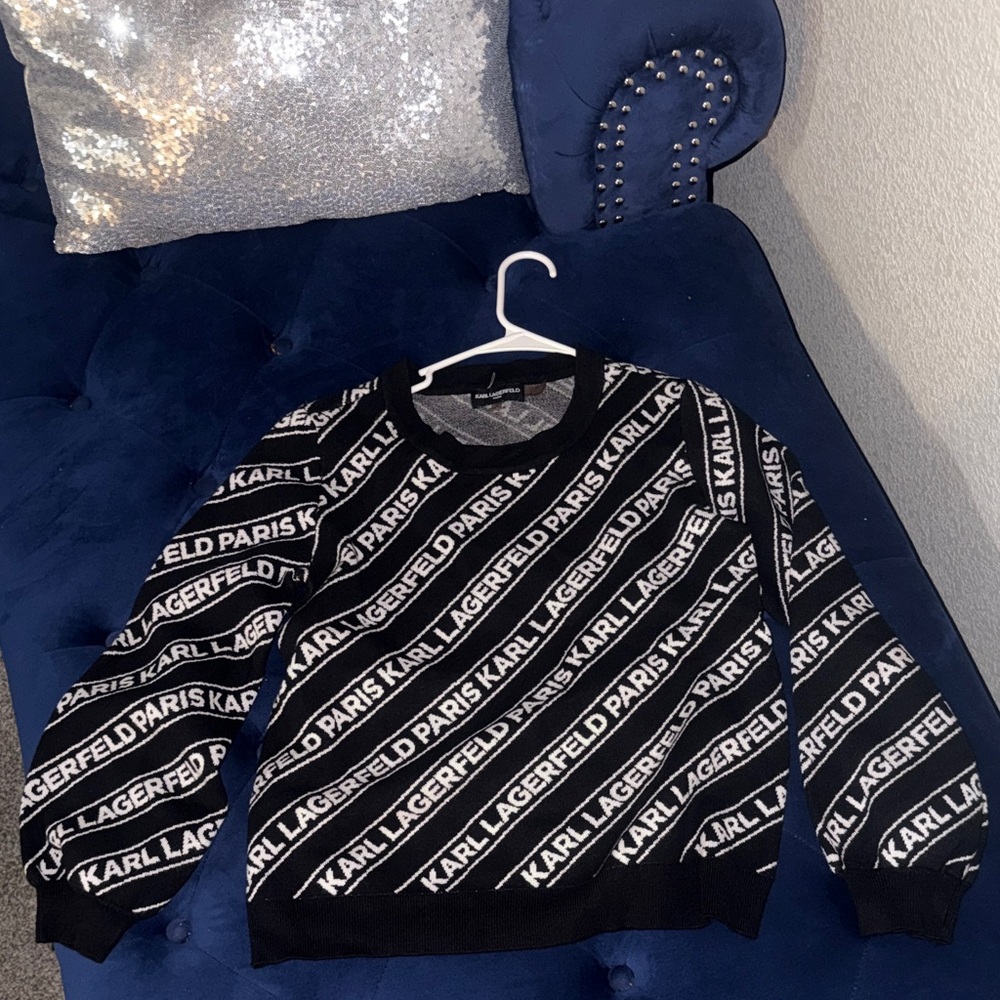 Karl Lagerfeld Monochrome Logo Sweater